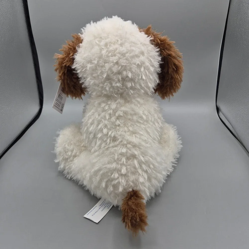 Way to Celebrate Sitting Spaniel Dog Plush Stuffed Animal White Brown 356693 NEW